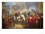 Entry of Charles VIII Giclee-trykk av Giuseppe Bezzuoli