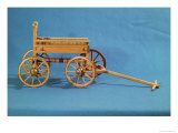 Reconstruction of a Chariot Found at the Tomb of a Princess of Vix Giclee Print