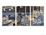 Autumn Moon over Fukagawa Giclee Print by Utagawa Sadahide