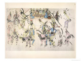 Grass Dance Giclee-trykk av Fereol Bonnemaison