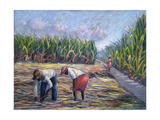 Sugarcane Harvest, 1986 Giclee Print by Carlton Murrell