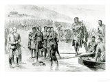 The Captivity of Cetewayo reproduction procédé giclée par Crawford Caffin