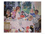 The Birthday Giclee-trykk av Konstantin Fedorovich Bogaevsky