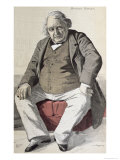 Portrait of Ernest Renan reproduction procédé giclée par De La Barre