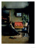 Blue Interior, 1883 Giclee-trykk av Harriet Backer