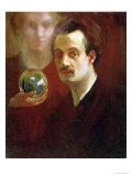 Self Portrait and Muse, 1911 Giclee Print by Khalil Gibran Self Portrait and Muse, 1911 Giclee Print by Khalil Gibran