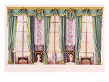 Drawing Room Drapery Giclee Print by Richard Bridgens