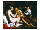 Lot and His Daughters, 1770 Impressão giclée por Pierre Joseph Verhaghen