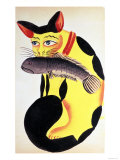 Cat with a Fish in Its Mouth, from the Rudyard Kipling Collection, Calcutta, c.1890 Giclee Print