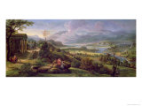 Tiber Valley Giclee Print by Luigi Vanvitelli