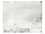 View of the Coast Off Chile Giclee Print by Maria Callcott