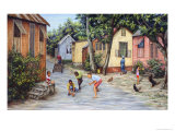 Village Life Giclee Print by Victor Collector