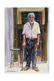 Dignified Elder, 1991 Giclee Print by Carlton Murrell