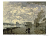 The Seine and Notre Dame Giclee-trykk av Frank Myers Boggs