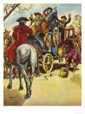 Dick Turpin, Rookwood Giclee Print by H. M. Brook
