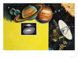 Space Probe Giclee Print by Clifford Meadway