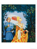 The Princess in the Tower Giclee Print by Gerry And Elizabeth Embleton