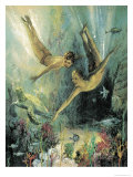 Coral Island Giclee Print by John Millar Watt