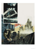 Submarines Giclee Print by Mike Tregenza