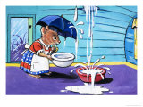 Katie Country Mouse Giclee Print by Harold Tamblyn-watts