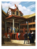 The Globe Theatre Giclee Print by Ralph Bruce
