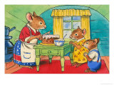 Katie Country Mouse Giclee Print by Harold Tamblyn-watts