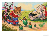 Katie Country Mouse Giclee Print by Harold Tamblyn-watts