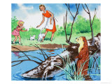 Fliptail the Otter Giclee Print by Bert Felstead