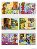 The Dolly Girls Giclee-trykk av Rosemary Brown The Dolly Girls Giclee-trykk av Rosemary Brown