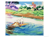 Fliptail the Otter Reproduction procédé giclée par Bert Felstead