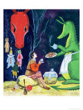 The Gentle Dragon Reproduction procédé giclée par Gerry And Elizabeth Embleton
