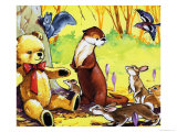 Fliptail the Otter Reproduction procédé giclée par Bert Felstead