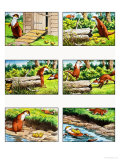 Fliptail the Otter Reproduction procédé giclée par Bert Felstead
