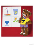 Teddy Bear Giclee Print by Francis Phillipps