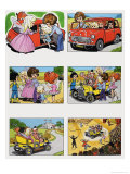 The Dolly Girls Giclee-trykk av Rosemary Brown The Dolly Girls Giclee-trykk av Rosemary Brown