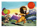 Leo the Friendly Lion Reproduction procédé giclée par Virginio Livraghi