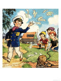 Norman Gnome Giclée-Druck von Geoff Squire