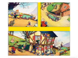 Dicky and Dolly Giclée-tryk af Harold Mccready Dicky and Dolly Giclée-tryk af Harold Mccready