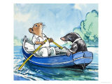 The Wind in the Willows Giclee Print by Philip Mendoza