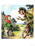 Norman Gnome Giclée-tryk af Geoff Squire Norman Gnome Giclée-tryk af Geoff Squire