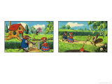 Katie Country Mouse Giclee Print by Harold Tamblyn-watts