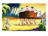 Leo the Friendly Lion Giclée-Druck von Virginio Livraghi