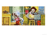 The Jolly Dogs Giclee-vedos tekijänä Francis Phillipps The Jolly Dogs Giclee-vedos tekijänä Francis Phillipps
