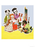 The Jolly Dogs Giclee-vedos tekijänä Francis Phillipps The Jolly Dogs Giclee-vedos tekijänä Francis Phillipps
