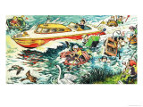 Norman Gnome Giclée-tryk af Geoff Squire Norman Gnome Giclée-tryk af Geoff Squire