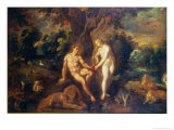 Adam and Eve Giclee Print by J. Urselincx Or Urseline