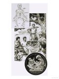 Hippocrates with His Students Giclee Print by Pat Nicolle