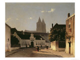 View of Arnhem, 1851 Reproduction procédé giclée par Jan Weissenbruch