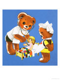 Teddy Bear Giclée-tryk af Francis Phillipps Teddy Bear Giclée-tryk af Francis Phillipps