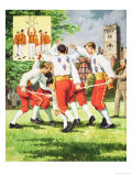 Scottish Sword Dance Giclee-trykk av Robert Brook